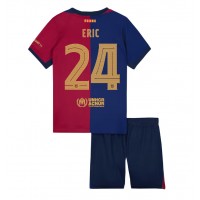 Echipament fotbal Barcelona Eric Garcia #24 Tricou Acasa 2024-25 pentru copii maneca scurta (+ Pantaloni scurti)